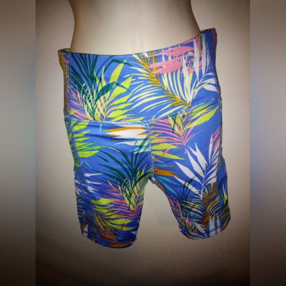 2 Pair Avia Stretch Athletic Shorts Size 0-2 XS